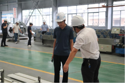 深化合作，共筑未來 新運(yùn)公司新加坡J150地鐵項(xiàng)目部調(diào)研鋼結(jié)構(gòu)制造分公司輕質(zhì)建筑材料制造